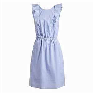 J.Crew ruffle shoulder dress